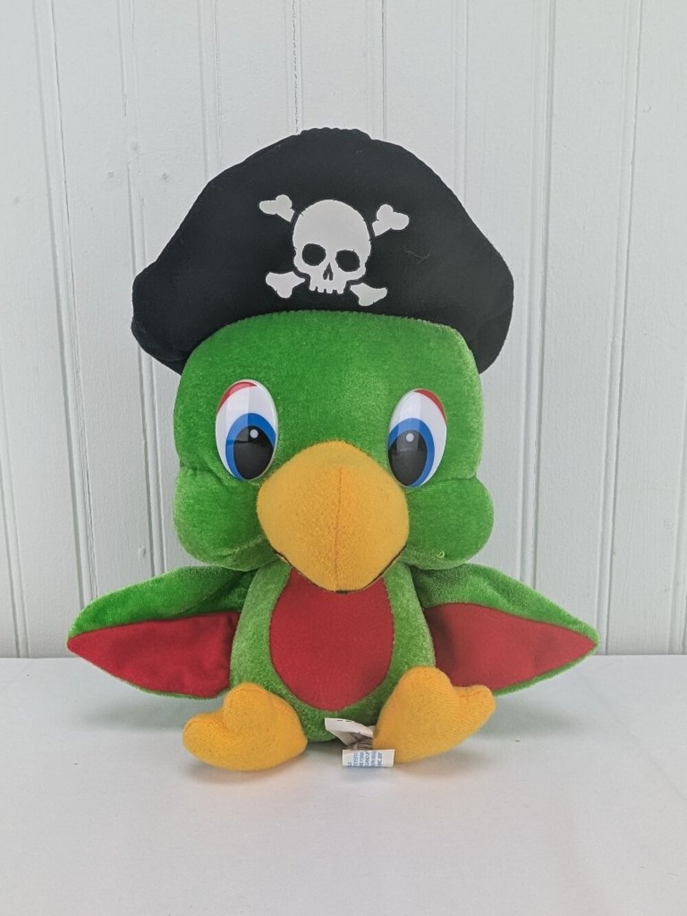 Classic Toy Co Pirate Parrot Plush 8" Stuffed Animal Green Red Yellow 2017